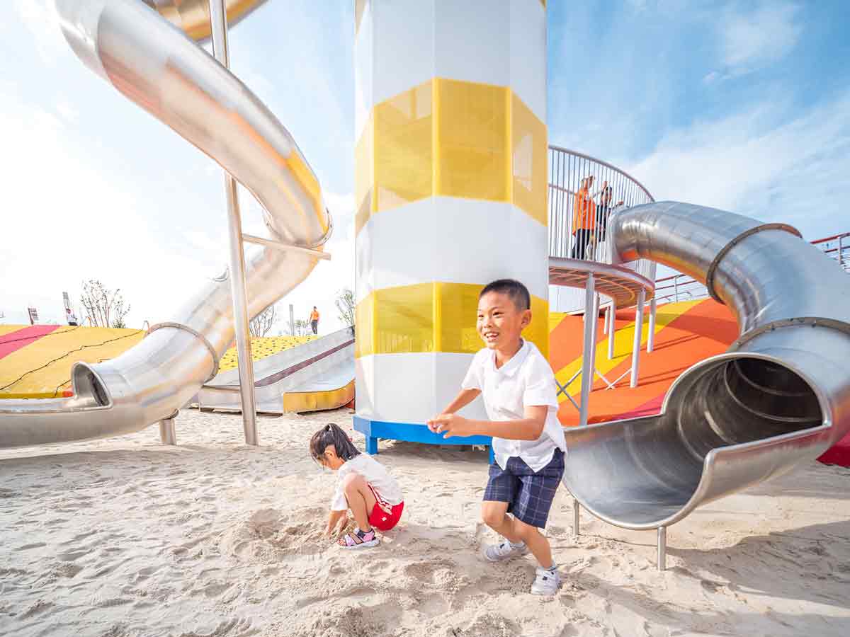 兒童戶外無動力游樂設備